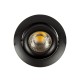  VK/03070/B - Σποτ στρογγυλό, κινητό, GU10/PAR16, Max12W (LED), IP20, ø8.2x2.4cm, μαύρο 