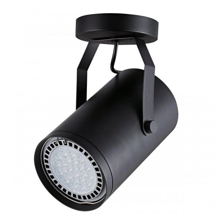 VK/03109CE/B - Σποτ οροφής, 240V, GU10/ES111, Max 20W (LED), ø12x20cm, IP20, κινητό, μαύρο