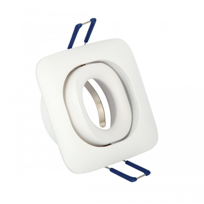 VK/03071/W - Σποτ τετράγωνο, κινητό, GU10/PAR16, Max12W (LED), IP20, 8.2x8.2x2.4cm, λευκό VK/03071/W - Σποτ τετράγωνο, κινητό, GU10/PAR16, Max12W (LED), IP20, 8.2x8.2x2.4cm, λευκό