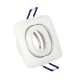 VK/03071/W - Σποτ τετράγωνο, κινητό, GU10/PAR16, Max12W (LED), IP20, 8.2x8.2x2.4cm, λευκό VK/03071/W - Σποτ τετράγωνο, κινητό, GU10/PAR16, Max12W (LED), IP20, 8.2x8.2x2.4cm, λευκό