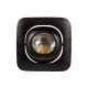  VK/03071/B - Σποτ τετράγωνο, κινητό, GU10/PAR16, Max12W (LED), IP20, 8.2x8.2x2.4cm, μαύρο