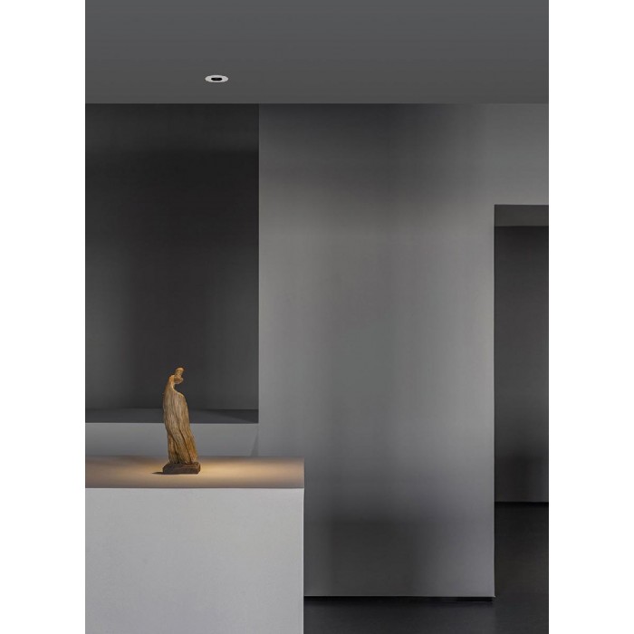 VK/04616/W/W - Χωνευτό οροφής dark led. 3000K. 1.508lm. 12W. 15° CRI>90, IP20, λευκό