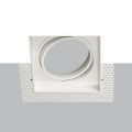 VK/03185/B - Σποτ τετράγωνο, κινητό, trimless, ES111/R111, GU10/G53, Max 20W (LED), IP20, 15x15x4.5cm, μαύρο VK/03185/B - Σποτ τετράγωνο, κινητό, trimless, ES111/R111, GU10/G53, Max 20W (LED), IP20, 15x15x4.5cm, μαύρο