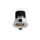 VK/04617/B/W - Χωνευτό οροφής κινητό dark led. 3000K. 1.508lm. 12W. 15° CRI>90, IP20, μαύρο