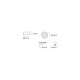 VK/03308/BG - Χωνευτό σποτ, σταθερό για GU10/PAR16, Max12W (LED), IP20, ø8.5x3.6cm, sanded black outside+gold inside VK/03308/BG - Χωνευτό σποτ, σταθερό για GU10/PAR16, Max12W (LED), IP20, ø8.5x3.6cm, sanded black outside+gold inside