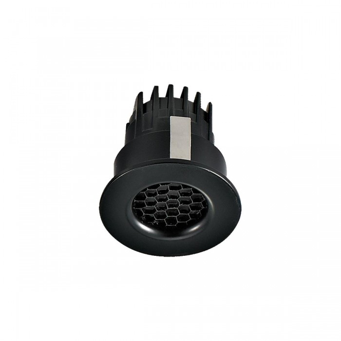 VK/04262/B/W - Χωνευτό σποτ led, 2W, 3000K, 180lm, 15°, IP20, μαύρο VK/04262/B/W - Χωνευτό σποτ led, 2W, 3000K, 180lm, 15°, IP20, μαύρο