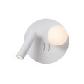 VK/03355/WA/W - Λευκό. LED + G9. Max 8W (LED). 3000K. 3W. LED COB. 200lm. AC220-240V. 60°. Φωτιστικό τοίχου/διαβάσματος. -20°C → 40°C. 30.000hrs. Dim Yes, 3-step dimmable. Με 2 λεπτούς διακόπτες. CRI>80. Σίδερο + αλουμίνιο + γυαλί. IP20 VK/03355/WA/W - Λευκό. LED + G9. Max 8W (LED). 3000K. 3W. LED COB. 200lm. AC220-240V. 60°. Φωτιστικό τοίχου/διαβάσματος. -20°C → 40°C. 30.000hrs. Dim Yes, 3-step dimmable. Με 2 λεπτούς διακόπτες. CRI>80. Σίδερο + αλουμίνιο + γυαλί. IP20