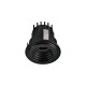 VK/04263/B/W - Χωνευτό σποτ led, 2W, 3000K, 180lm, 8°, IP20, μαύρο VK/04263/B/W - Χωνευτό σποτ led, 2W, 3000K, 180lm, 8°, IP20, μαύρο