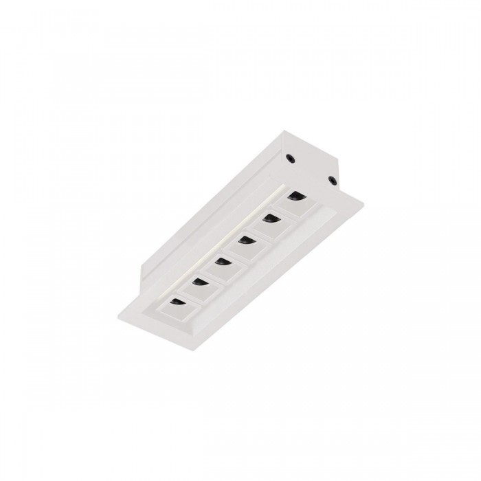 VK/04267/W/6/W - Χωνευτό σταθερό σποτ led, 5W, 3000K, 723lm, 15°, CRI>90, IP20, λευκό