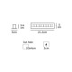 VK/04267/W/9/C - Χωνευτό σταθερό σποτ led, 8W, 4000K, 1105lm, 15°, CRI>90, IP20, λευκό VK/04267/W/9/C - Χωνευτό σταθερό σποτ led, 8W, 4000K, 1105lm, 15°, CRI>90, IP20, λευκό