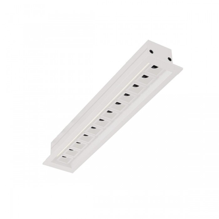 VK/04267/W/12/W - Χωνευτό σταθερό σποτ led, 10W, 3000K, 1349lm, 15°, CRI>90, IP20, λευκό