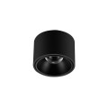 VK/02151CE/B/W - Φωτιστικό Led οροφής, 220V, 8W, 3000K, 583lm, 35°, CRI>90, IP54, ø6.5x4.5cm, μαύρο 