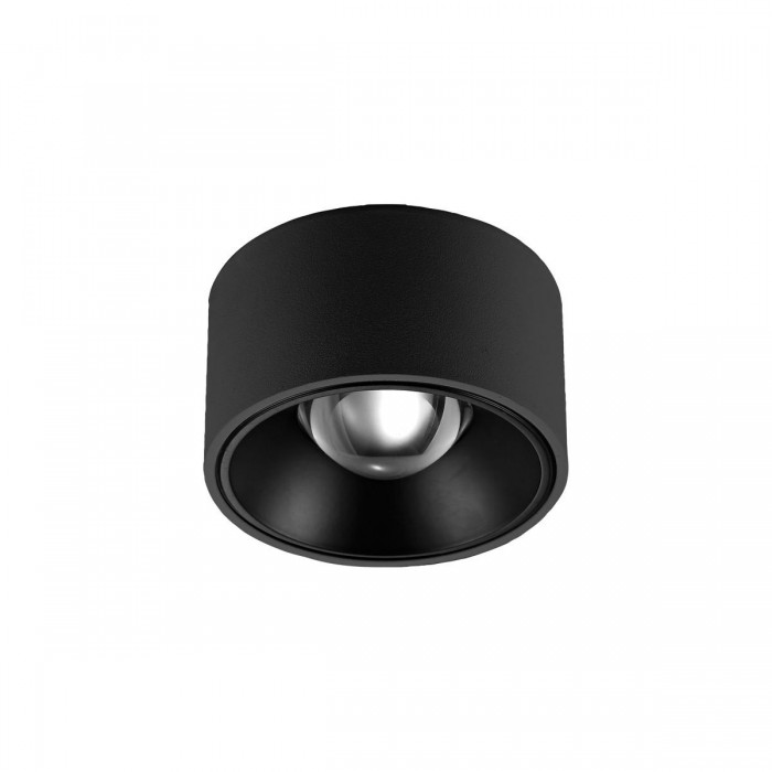 VK/02152CE/B/C - Φωτιστικό Led οροφής, 220V, 15W, 4000K, 1340lm, 35°, CRI>90, IP54, ø8x4.5cm, μαύρο VK/02152CE/B/C - Φωτιστικό Led οροφής, 220V, 15W, 4000K, 1340lm, 35°, CRI>90, IP54, ø8x4.5cm, μαύρο