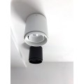 VK/04300/B/W - Σποτ οροφής LED, 100-250V, 5W, 3000K, 564lm, 24°, CRI>90, ø9.1x9.7cm, IP20, κινητό, μαύρο