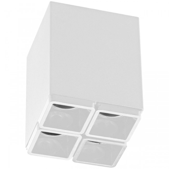 VK/04302/W/W - Σποτ οροφής LED, 220-240V, 6W, 3000K, 672lm, 8°, CRI>90, 6.05x8cm, IP20, λευκό