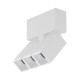 VK/04303/W/W - Σποτ οροφής LED, 220-240V, 4W, 3000K, 535lm, 8°, CRI>90, 9.1x11cm, IP20, κινητό, λευκό VK/04303/W/W - Σποτ οροφής LED, 220-240V, 4W, 3000K, 535lm, 8°, CRI>90, 9.1x11cm, IP20, κινητό, λευκό