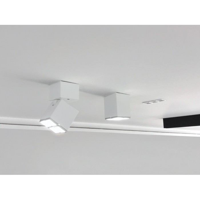 VK/04304/W/C - Σποτ οροφής LED, 220-240V, 6W, 4000K, 804lm, 8°, CRI>90, 6.1x11cm, IP20, κινητό, λευκό VK/04304/W/C - Σποτ οροφής LED, 220-240V, 6W, 4000K, 804lm, 8°, CRI>90, 6.1x11cm, IP20, κινητό, λευκό