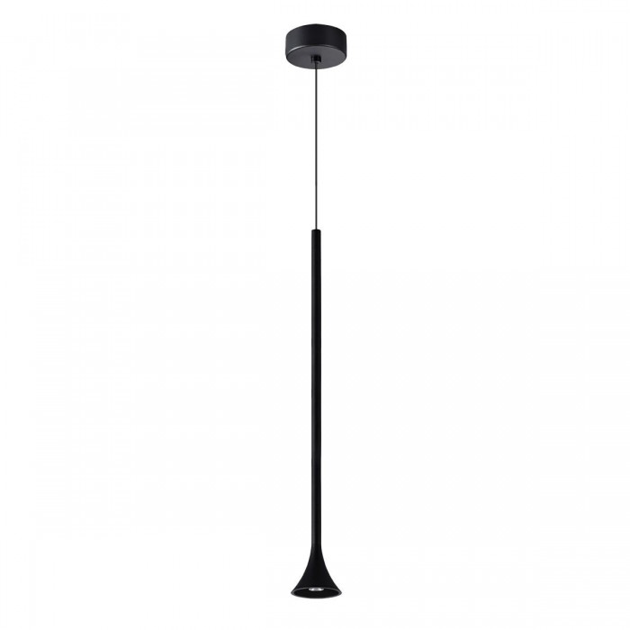 VK/04305PE/B/W/60 - Φωτιστικό LED κρεμαστό, 220-240V, 4W, 3000K, 583lm, CRI>90, IP20, ø6x60cm, μαύρο VK/04305PE/B/W/60 - Φωτιστικό LED κρεμαστό, 220-240V, 4W, 3000K, 583lm, CRI>90, IP20, ø6x60cm, μαύρο