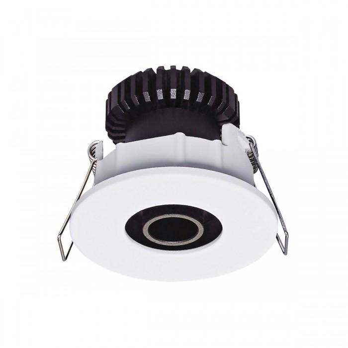 VK/04340/W/W - Χωνευτό σποτ led, 3W, 3000K, 128lm, 8°, IP20, λευκό