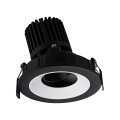 VK/04346/WB/W - Χωνευτό κινητό σποτ led, 11W, 3000K, 1265lm, 35°, IP20, λευκό-μαύρο