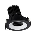 VK/04346/WB/C  - Χωνευτό κινητό σποτ led, 12W, 4000K, 897lm, 35°, IP20, λευκό-μαύρο
