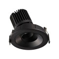VK/04346/B/W - Χωνευτό κινητό σποτ led, 11W, 3000K, 1.265lm, 35°, IP20, μαύρο