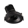 VK/04346/B/C  - Χωνευτό κινητό σποτ led, 12W, 4000K, 897lm, 35°, IP20, μαύρο