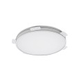 VK/04347/W/W/43 - Χωνευτό φωτιστικό led, Trimless, 33W, 3000K, 4.936lm, 110°, IP20, ø35.9cm, λευκό