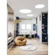 VK/04347/W/W/73 - Χωνευτό φωτιστικό led, Trimless, 52W, 3000K, 8042lm, 110°, IP20, ø65.9cm, λευκό