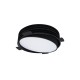 VK/04348/B/C/35 - Χωνευτό κινητό φωτιστικό led, Trimless, 17W, 4000K, 2638lm, 110°,  IP20, ø25cm, μαύρο