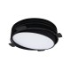 VK/04348/B/W/45 - Χωνευτό κινητό φωτιστικό led, Trimless, 24W, 3000K, 3589lm, 110°, IP20, ø35cm, μαύρο