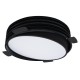 VK/04348/B/W/55 - Χωνευτό κινητό φωτιστικό led, Trimless, 33W, 3000K, 4936lm, 110°, IP20, ø45cm, μαύρο