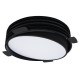 VK/04348/B/C/55 - Χωνευτό κινητό φωτιστικό led, Trimless, 33W, 4000K, 5364lm, 110°, IP20, ø45cm, μαύρο