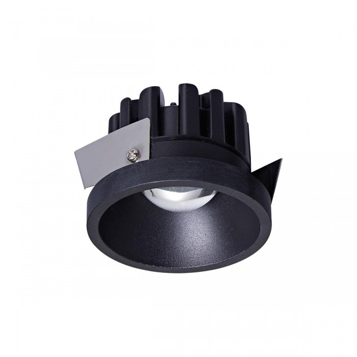 VK/04435/B/W/68 - Χωνευτό φωτιστικό οροφής led, 6W, 3000K, 382lm, 24°, CRI>90, IP44, ø6.8x5.1cm, μαύρο VK/04435/B/W/68 - Χωνευτό φωτιστικό οροφής led, 6W, 3000K, 382lm, 24°, CRI>90, IP44, ø6.8x5.1cm, μαύρο