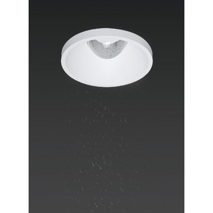 VK/04435/B/W/68 - Χωνευτό φωτιστικό οροφής led, 6W, 3000K, 382lm, 24°, CRI>90, IP44, ø6.8x5.1cm, μαύρο VK/04435/B/W/68 - Χωνευτό φωτιστικό οροφής led, 6W, 3000K, 382lm, 24°, CRI>90, IP44, ø6.8x5.1cm, μαύρο