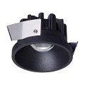 VK/04435/B/W/83 - Χωνευτό φωτιστικό οροφής led, 11W, 3000K, 690lm, 24°, CRI>90, IP44, ø8.3x5.8cm, μαύρο VK/04435/B/W/83 - Χωνευτό φωτιστικό οροφής led, 11W, 3000K, 690lm, 24°, CRI>90, IP44, ø8.3x5.8cm, μαύρο