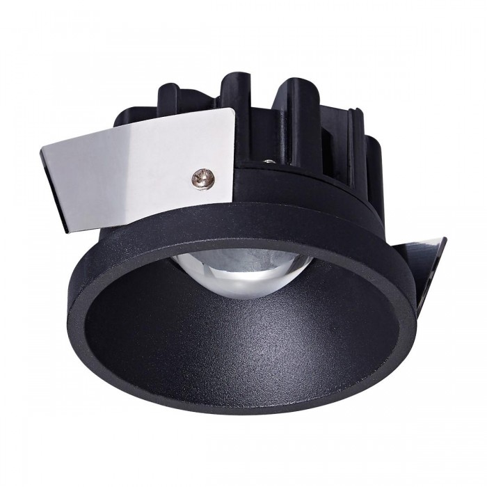 VK/04435/B/C/83 - Χωνευτό φωτιστικό οροφής led, 11W, 4000K, 690lm, 24°, CRI>90, IP44, ø8.3x5.8cm, μαύρο VK/04435/B/C/83 - Χωνευτό φωτιστικό οροφής led, 11W, 4000K, 690lm, 24°, CRI>90, IP44, ø8.3x5.8cm, μαύρο