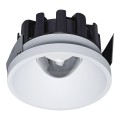 VK/04435/W/W/98 - Χωνευτό φωτιστικό οροφής led, 17W, 3000K, 905lm, 20°, CRI>90, IP44, ø9.8x6.1cm, λευκό
