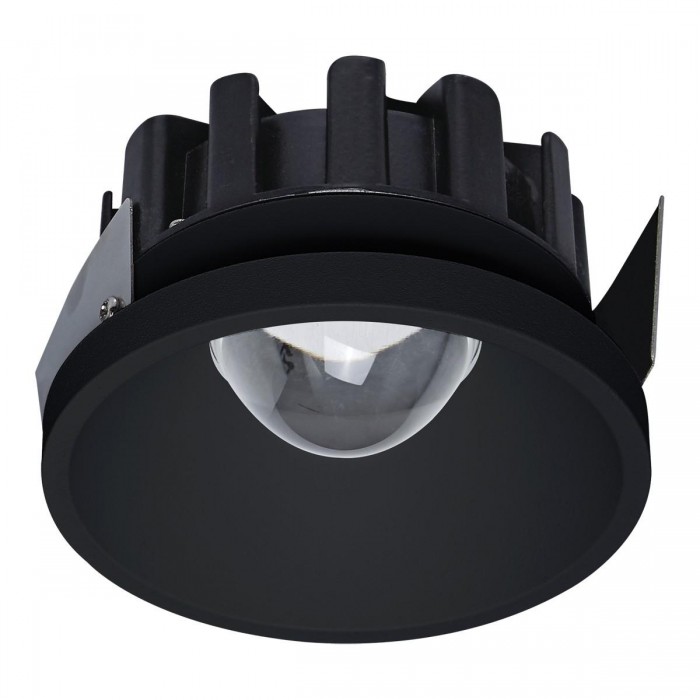 VK/04435/B/W/98 - Χωνευτό φωτιστικό οροφής led, 17W, 3000K, 905lm, 20°, CRI>90, IP44, ø9.8x6.1cm, μαύρο VK/04435/B/W/98 - Χωνευτό φωτιστικό οροφής led, 17W, 3000K, 905lm, 20°, CRI>90, IP44, ø9.8x6.1cm, μαύρο