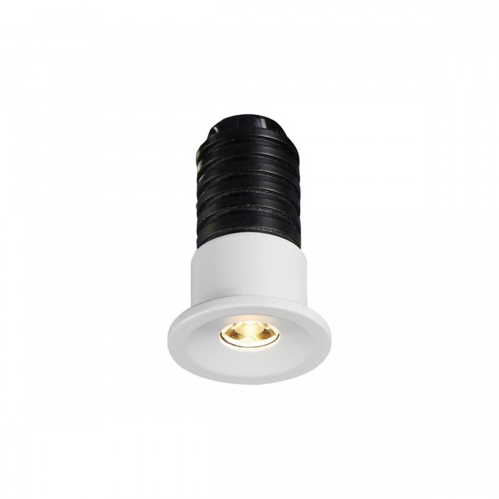 VK/04436/W/C - Χωνευτό φωτιστικό οροφής led, 1W, 4000K, 65lm, 24°, CRI>90, IP20, ø2.3cm, λευκό VK/04436/W/C - Χωνευτό φωτιστικό οροφής led, 1W, 4000K, 65lm, 24°, CRI>90, IP20, ø2.3cm, λευκό