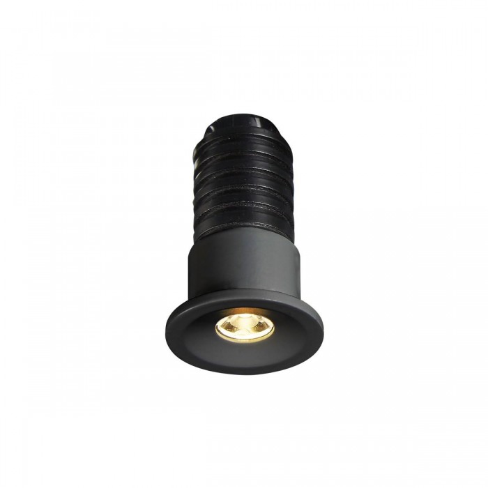 VK/04436/B/C - Χωνευτό φωτιστικό οροφής led, 1W, 4000K, 65lm, 24°, CRI>90, IP20, ø2.3cm, μαύρο VK/04436/B/C - Χωνευτό φωτιστικό οροφής led, 1W, 4000K, 65lm, 24°, CRI>90, IP20, ø2.3cm, μαύρο