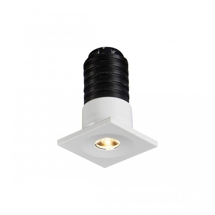 VK/04437/W/W - Χωνευτό φωτιστικό οροφής led, 1W, 3000K, 65lm, 24°, CRI>90, IP20, 2.3x2.3cm, λευκό VK/04437/W/W - Χωνευτό φωτιστικό οροφής led, 1W, 3000K, 65lm, 24°, CRI>90, IP20, 2.3x2.3cm, λευκό