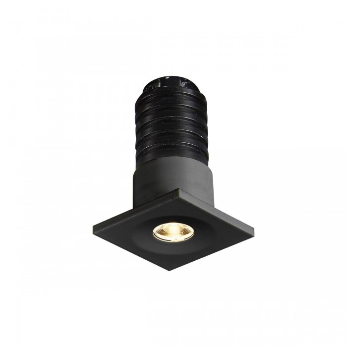 VK/04437/B/C - Χωνευτό φωτιστικό οροφής led, 1W, 4000K, 65lm, 24°, CRI>90, IP20, 2.3x2.3cm, μαύρο VK/04437/B/C - Χωνευτό φωτιστικό οροφής led, 1W, 4000K, 65lm, 24°, CRI>90, IP20, 2.3x2.3cm, μαύρο