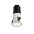 VK/04438/W/W - Χωνευτό φωτιστικό οροφής led, 1W, 3000K, 65lm, 24°, CRI>90, IP20, ø2.3cm, λευκό
