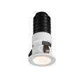 VK/04438/W/C - Χωνευτό φωτιστικό οροφής led, 1W, 4000K, 65lm, 24°, CRI>90, IP20, ø2.3cm, λευκό