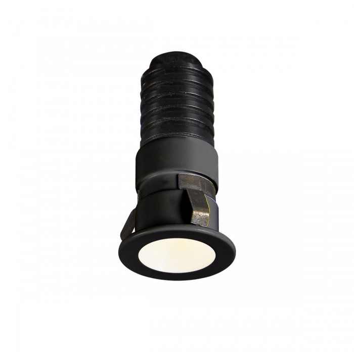 VK/04438/B/W - Χωνευτό φωτιστικό οροφής led, 1W, 3000K, 65lm, 24°, CRI>90, IP20, ø2.3cm, μαύρο VK/04438/B/W - Χωνευτό φωτιστικό οροφής led, 1W, 3000K, 65lm, 24°, CRI>90, IP20, ø2.3cm, μαύρο