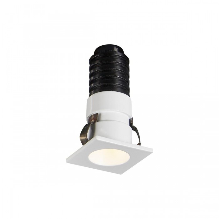 VK/04439/W/W - Χωνευτό φωτιστικό οροφής led, 1W, 3000K, 65lm, 24°, CRI>90, IP20, 2.3x2.3cm, λευκό VK/04439/W/W - Χωνευτό φωτιστικό οροφής led, 1W, 3000K, 65lm, 24°, CRI>90, IP20, 2.3x2.3cm, λευκό