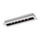 VK/04441/WB/WW - Χωνευτό κινητό φωτιστικό οροφής led, 6x1W, 2700K, 400lm, 24°, CRI>90, IP20, 18.9x5.5x4.2cm, λευκό+μαύρο VK/04441/WB/WW - Χωνευτό κινητό φωτιστικό οροφής led, 6x1W, 2700K, 400lm, 24°, CRI>90, IP20, 18.9x5.5x4.2cm, λευκό+μαύρο