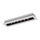 VK/04441/WB/C - Χωνευτό κινητό φωτιστικό οροφής led, 6x1W, 4000K, 400lm, 24°, CRI>90, IP20, 18.9x5.5x4.2cm, λευκό+μαύρο VK/04441/WB/C - Χωνευτό κινητό φωτιστικό οροφής led, 6x1W, 4000K, 400lm, 24°, CRI>90, IP20, 18.9x5.5x4.2cm, λευκό+μαύρο
