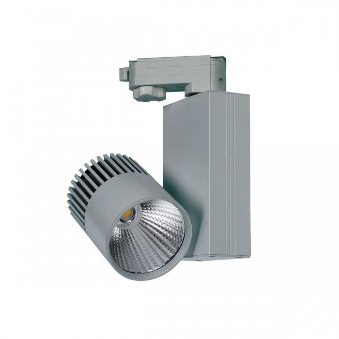 VK/04020/G/W/24 - Σποτ ράγας αλουμινίου LED, COB, 220-240V, 15W, 3000K, 1.200lm, 24°, CRI>80, IP20, γκρι VK/04020/G/W/24 - Σποτ ράγας αλουμινίου LED, COB, 220-240V, 15W, 3000K, 1.200lm, 24°, CRI>80, IP20, γκρι